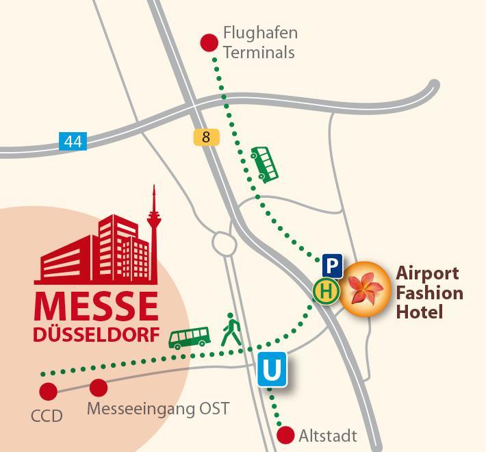 Airport Fashion Hotel Dusseldorf Ngoại thất bức ảnh